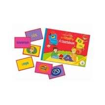 SzóKiMondóka - Móna és Marci kirándul: 4. A tisztáson (ízlelés) - szókártyás mesekönyv