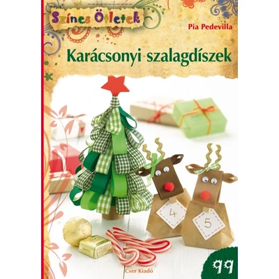 Karácsonyi szalagdíszek - Színes ötletek 99.