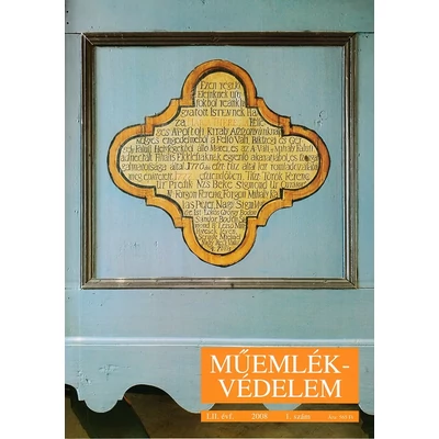 Műemlékvédelem 2008/1.