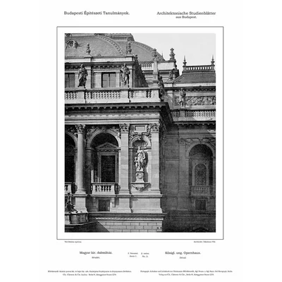 Budapesti építészeti tanulmányok / Architektonische Studienblätter aus Budapest 