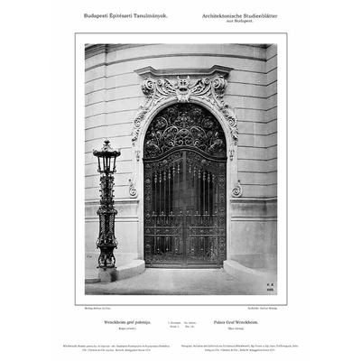 Budapesti építészeti tanulmányok / Architektonische Studienblätter aus Budapest 