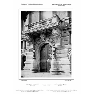 Budapesti építészeti tanulmányok / Architektonische Studienblätter aus Budapest 
