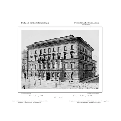 Budapesti építészeti tanulmányok / Architektonische Studienblätter aus Budapest 