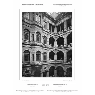 Budapesti építészeti tanulmányok / Architektonische Studienblätter aus Budapest 